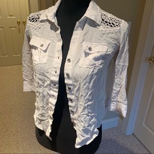 Crochet Detail Blouse